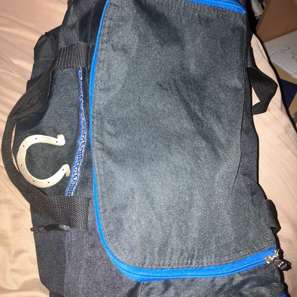 Indianapolis colts NFL football team logo travel duffel bag gym /cary on luggage - Picture 4 of 13